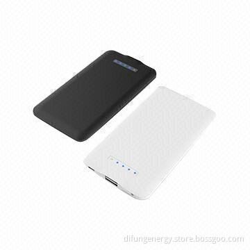 Ultra thin power bank with slim design, 8.0mm thickness